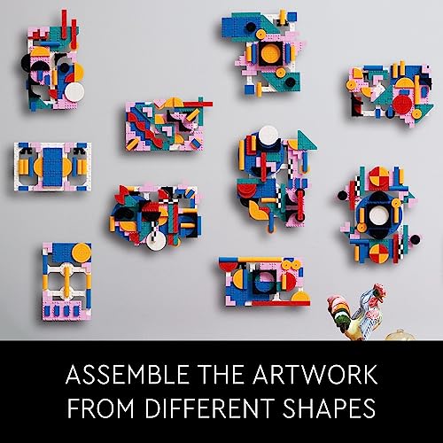 LEGO Art Modern Art 31210 Build & Display Home Décor Abstract Wall Art Kit, Birthday Gift Idea for Artistic People, Set for Teens or Adults Who Enjoy LEGO
