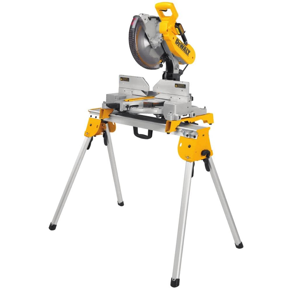 DEWALT Miter Saw Stand, 1,000 lb Capacity, Lightweight and Portable, Leg Locks for Easy Set Up, Mounting Brackets Included (DWX725B) DEWALT