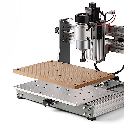Genmitsu CNC MDF Grid Spoilboard for 3020 CNC Router Machine, Compatible with 3020-PRO Max Perfectly, 300 x 200 x 12mm, M6 Holes (6mm), Screws and Genmitsu