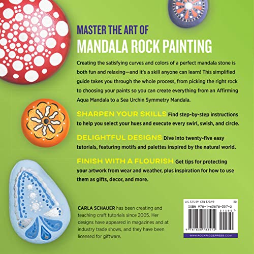 Mandala Rock Painting Made Simple: Step-by-Step Instructions for Timeless Designs WoodArtSupply