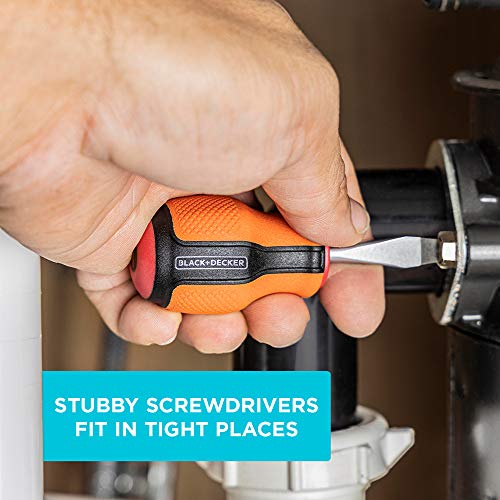 BLACK+DECKER Magnetic Screwdriver Set, 17-Piece (BDHT65003) BLACK+DECKER