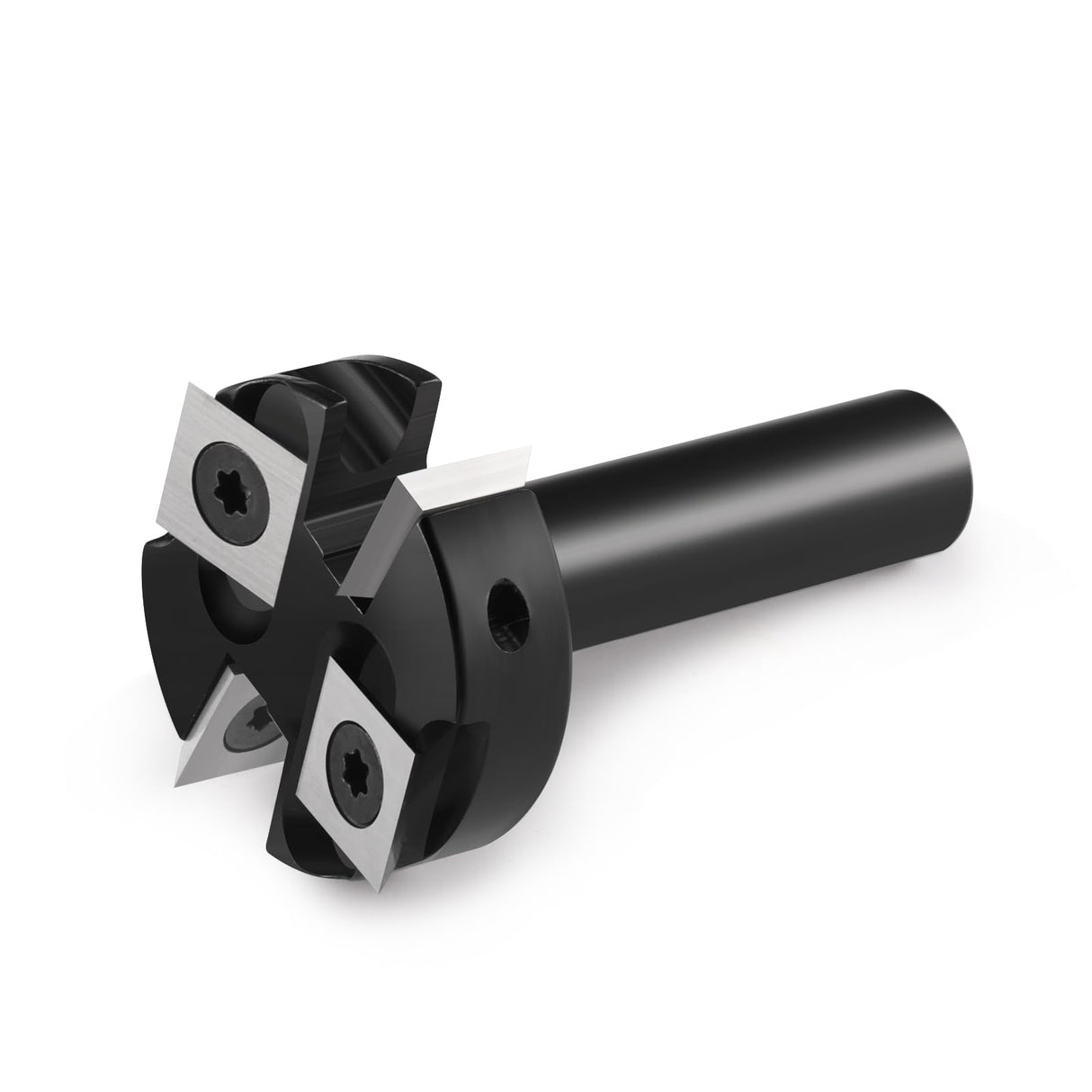 CNC Spoilboard Surfacing Router Bit 1/2" Shank, Slab Flattening Router Bit , 2+2 Flutes Insert Carbide Wood Planer Router Bits, Planing Bit for HOZLY