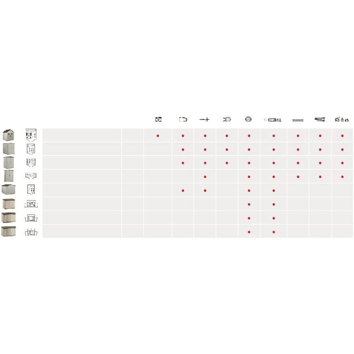 Rubbermaid Small Horizontal Resin Weather Resistant Outdoor Storage Shed, Olive and Sandstone, for Garden/Backyard/Home/Pool, 18 Ft³ Horizontal Shed Rubbermaid