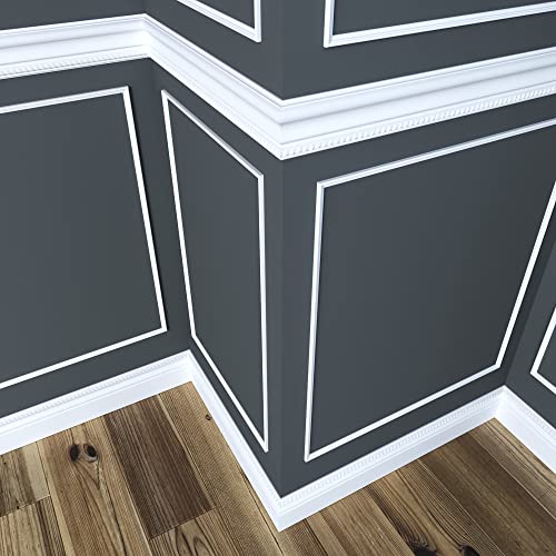 41-4WHW Unfinished White Hardwood Colonial Trim Moulding ORNAMENTAL