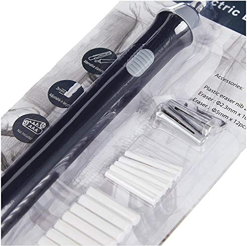 Artme Electric Eraser/Automatic Rubber - 22pcs Refills Included (2.3mm and 5mm) - Sketch, Architects, Engineers & Students Artme