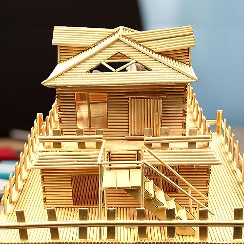 DLOnline 150Pcs Wooden Dowel Rods Wood Sticks - 1/4 x 12 Inch Unfinished Bamboo Sticks Precut Dowels for Crafts and DIY DLOnline