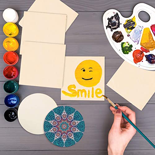 30 Pcs Basswood Sheets, Unfinished Wood, Thin Plywood Wood Sheets for Crafts, Perfect for DIY Projects, Wood Engraving, Wood Burning (100x100x 2mm) SIWUCHYE