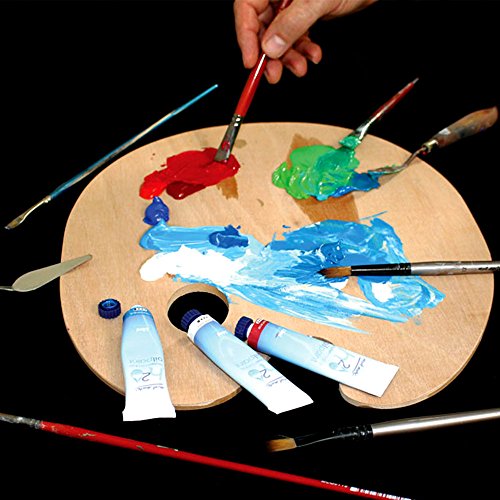 MONT MARTE Premium H2O Water Mixable Oil Paint Set, 8 Piece, 18ml Tubes. Mixable with a Range of Mediums. Easily Washes Up with Water. MONT MARTE