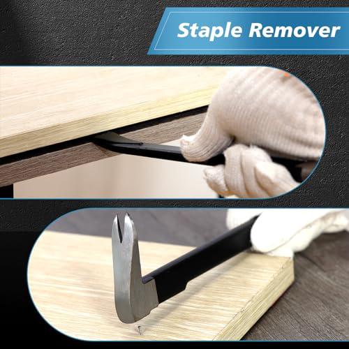 Electric Nail Gun Battery Nail Gun with 20V 2.0Ah Li-ion Battery, 2 in 1 Cordless Nail Gun with Staple Remover, 5/8 to 1-1/4 Inch Brad Nailers for jovant