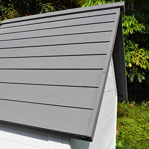 PawHut 65" Chicken Coop Wooden with Detachable Run, Outdoor Chicken House Poultry Cage Hen with Nesting Box, Removable Tray, Roosting Bars, Ramp, for PawHut