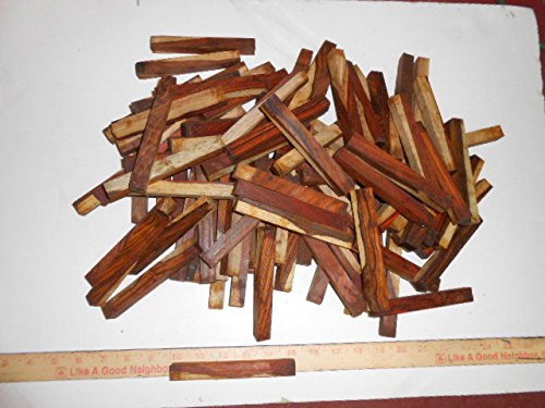 Two-Tone Cocobolo Rosewood Pen Blanks - 25 pcs - 3/4" x 3/4" x 5" Diamond Tropical Hardwoods