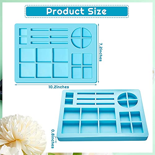 Large Resin Tray Molds, Rectangle Resin Mold Silicone for Epoxy Resin, Silicone Tray Mold for Resin Casting, Silicone Molds for Epoxy Resin Tray, Rifanda