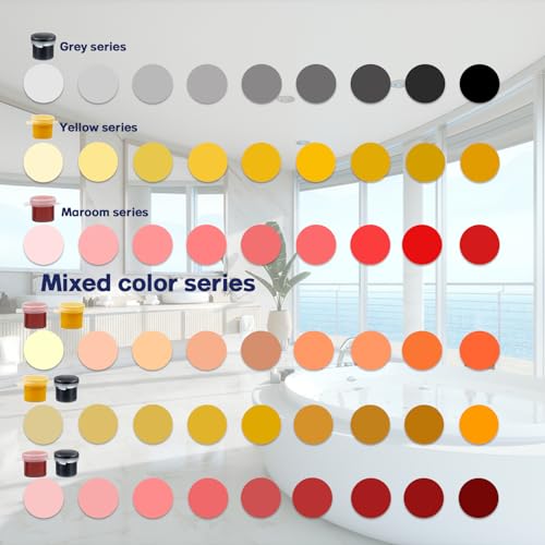 Porcelain Repair Kit, Tub and Tile Repair Kit, Super Strong and Durable Bathtub Repair Kit, Quartz Countertop Repair Kits for Ceramic, Porcelain, Yeardera