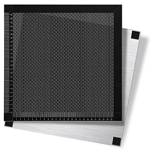 Honeycomb Working Table 300x300x22mm Honeycomb Laser Bed with Aluminum Plate Fast Heat Dissipation and Table-Protecting Honeycomb Working Panel for FAHKNS