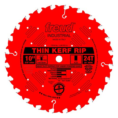 Freud LU87R010: 10" Thin Kerf Rip Blade