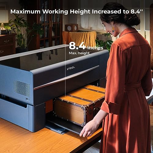 xTool P2 Riser Base for xTool P2 Co2 Laser Cutter, Partner for Significant Upgrade on Engraving Thickness, Max Workpiece Height Up to 8.4'' xTool