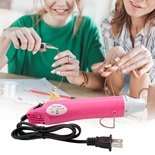 Heat Gun, Mini Hot Air Gun for DIY Crafts Portable Heat Air Gun Tool for Embossing Shrink Wrapping Drying Paint QYQRQF