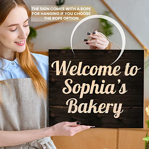 Personalized Wood Sign with 9 Font 6 Color options Customized Wooden Home Decor | C1 Zexpa Apparel