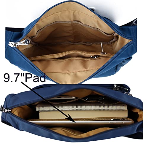 Fabuxry Purses and Shoulder Handbags for Women Crossbody Bag Messenger Bags (Navy) Fabuxry