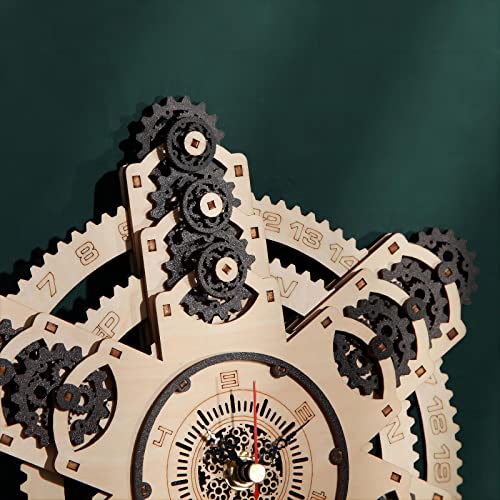 bennama 3D Wooden Puzzles Calendar Model Kits, Brainteaser and Puzzle for Christmas/Birthday,Gifts for Adults and Teens to Build Combination bennama