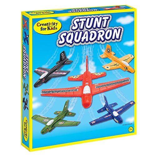 Creativity for Kids Stunt Squadron Craft Kit - Create 5 Foam Planes Faber-Castell