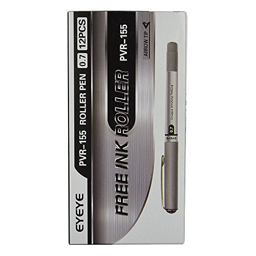 EYEYE Blue Fine Tip Pen, Bullet Tip Liquid Ink Rollerball Pens, 0.7mm Pens Fine point, Free Ink Roller Fine Tip Pens, Blue Ink Liquid Rollering Pens, EYEYE