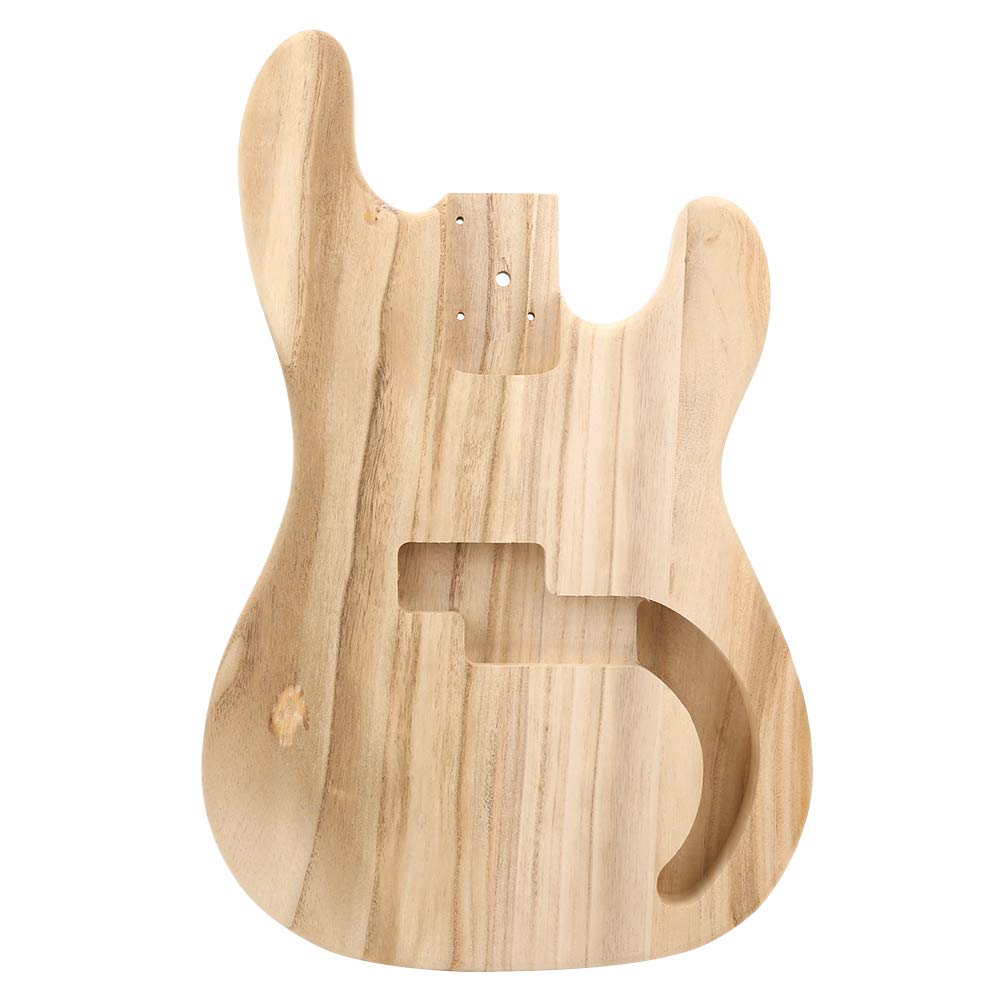 Natudeco Maple Guitar Body, PB Style Pre‑drilled Bass Body DIY Electric Guitar Parts Accessories for DIY Craft Lovers Natudeco