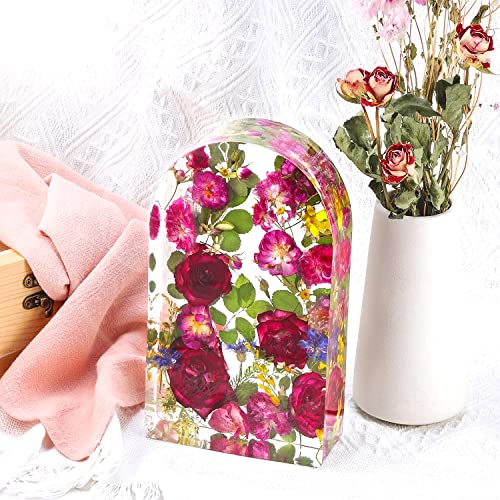 Large Silicone Molds for Resin, Large Resin Molds, Arched Shapes Silicone Molds for Resin Casting for Flowers Preservation, Books Desktop Organizer, OMDBAGD