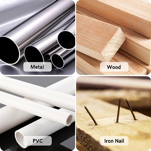 TOTOWOOD 21pcs Jig Saw Blades,Multi-Purpose T-Shank Jig Saw Blades,Assorted Jig Saw Kit Value Pack for Wood, Plastic and Metal Cutting with Carry Totowood