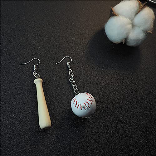 UUYYEO 20 Pcs Unfinished Mini Wooden Baseball Bats Unpainted Baseball Bat Beads for Keychains DIY Craft Projects UUYYEO