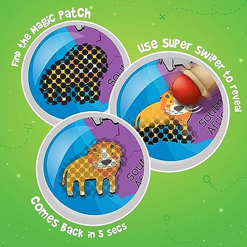 Imagimake Mapology Hidden Quest World Map Board Game | Magical Swipe & Reveal | Educational Toys for 5-7 | Board Game for Kids 8-12 | Boys & Girls Imagimake