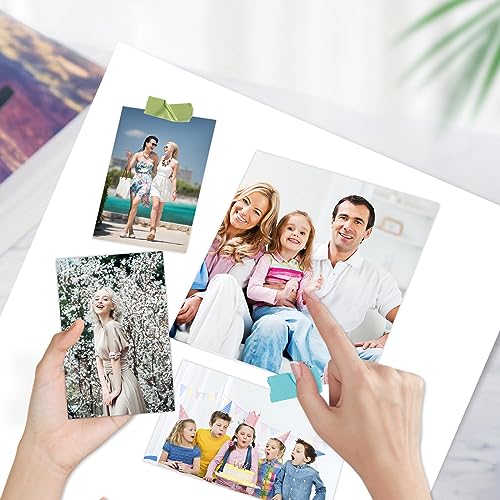 White Cardstock 12x12-100 Sheets Cardstock Paper, Goefun 80lb White Card Stock Paper for Card Making, Cricut, Crafting, Scrapbook, Photo Albums Goefun