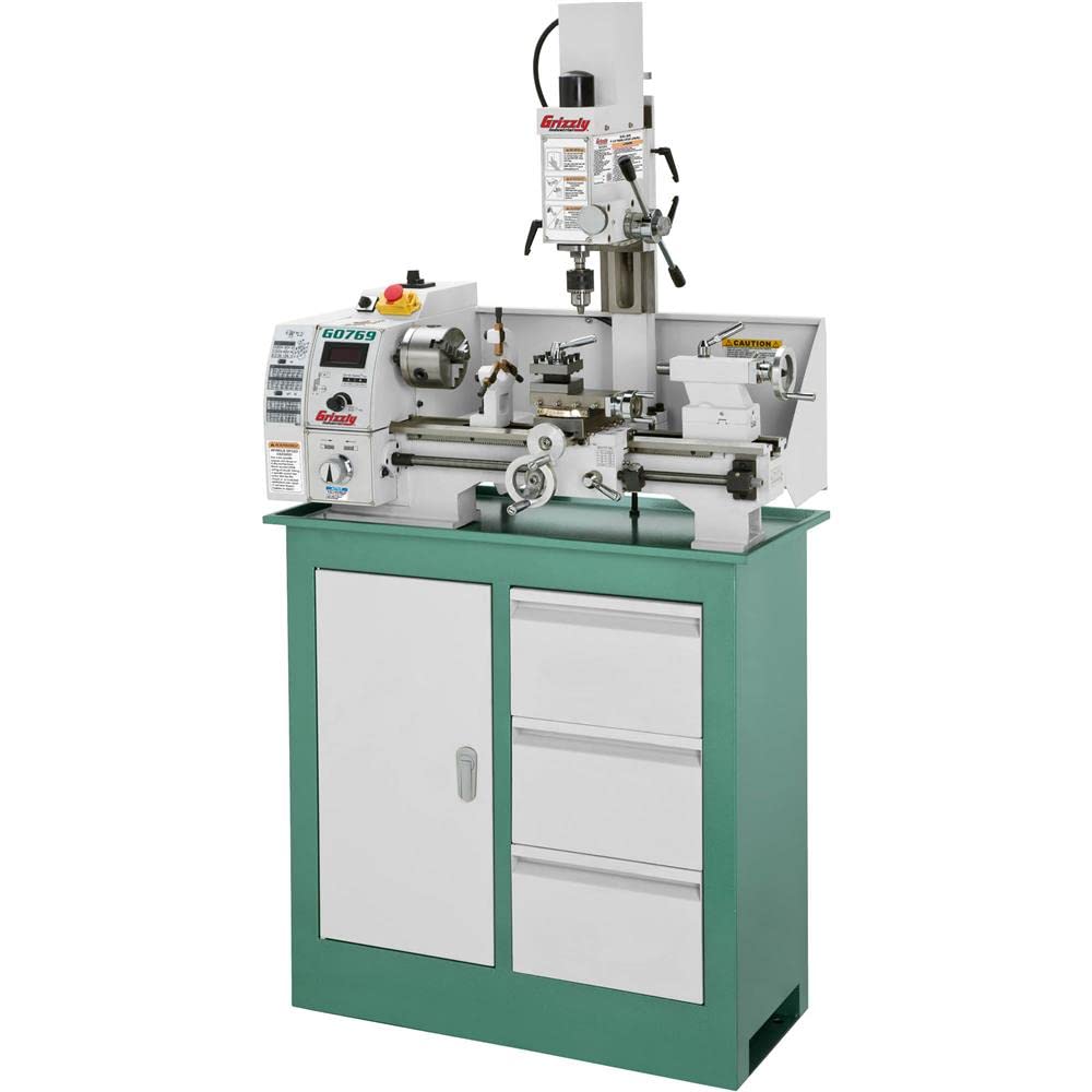 Grizzly Industrial G0769-8" x 16" Variable-Speed Combination Lathe/Mill Grizzly Industrial