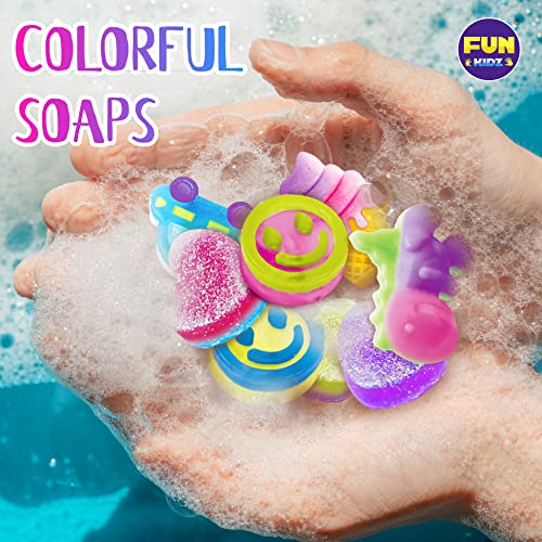 Kids Soap Kit, FunKidz Soap Making Kit for Kids All Ages DIY Crafts Kits STEM Science Activity Gift for Girls and Boys FUN KIDZ
