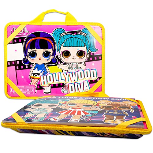 LOL Surprise Lap Desk Activity Set - LOL Arts and Crafts Bundle with Lap Desk, Coloring Book, Stickers, Games, and More | LOL Doll Travel Lapdesk Game Party