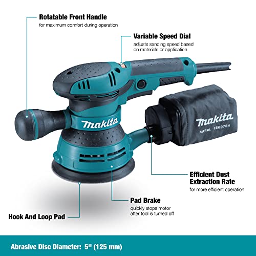 Makita BO5041K 5" Random Orbit Sander Makita