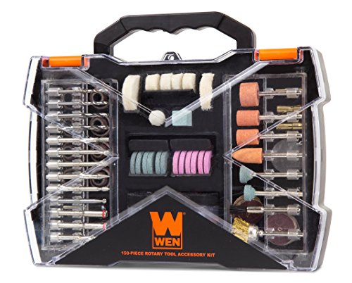 WEN 230151A 150-Piece Rotary Tool Accessory Kit with Carrying Case WEN