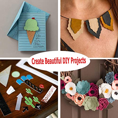 50 Pcs Replacement Blades Compatible with Explore Air /Air2/Air 3 /Maker/Maker 3 Cutting Machines - 10PCS Fine Point Blade, 30PCS Standard Blades and AUNKZL