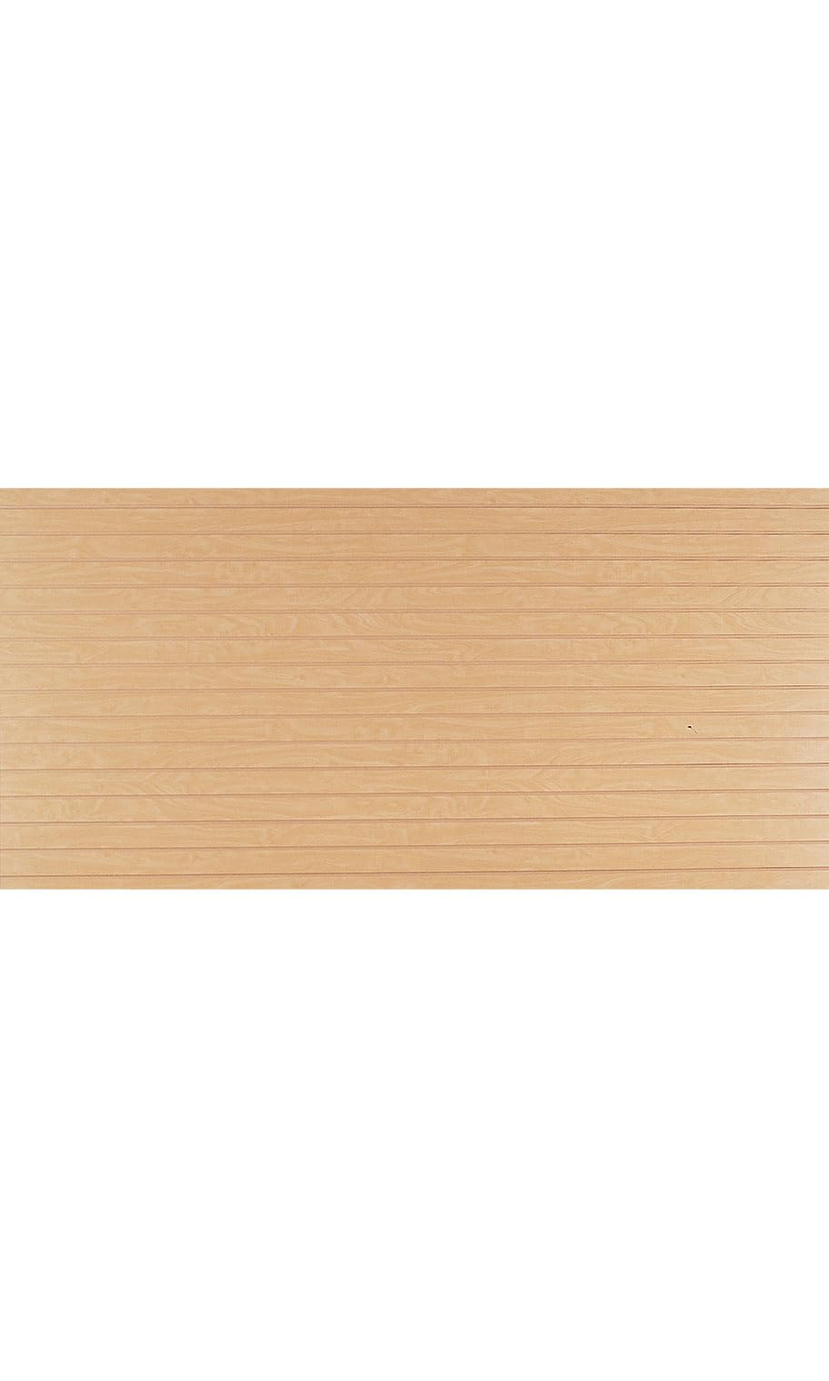 4 Foot x 8 Foot Horizontal Maple Slatwall Panel SSWBasics