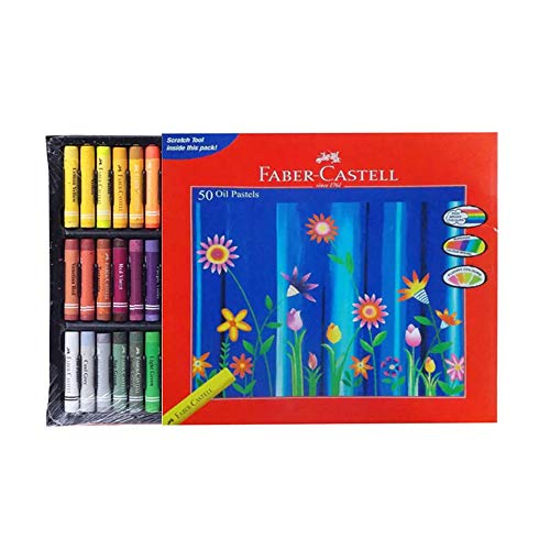 FC-160-OP50 Faber-castell Oil Pastels Set of 50 Faber-Castell