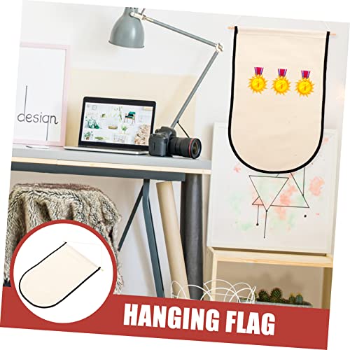 COHEALI Medal Display Hanging Flag enamel pin belt holder brooch wall banner karate belt pin banner pin display blank banners flag unfinished cotton COHEALI