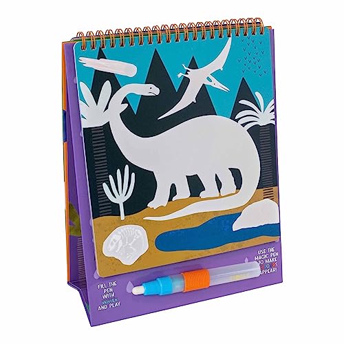 Floss & Rock Dino Easel Watercard and Pen Kit, 10.23-inch Length, Learning Materials, Drawing and Painting Floss & Rock