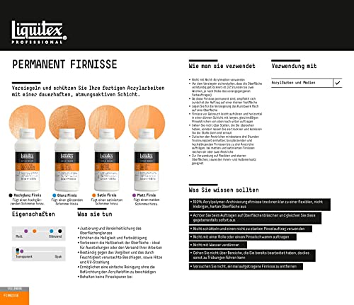 Liquitex Professional Gloss Varnish, 237ml (8-oz) Liquitex