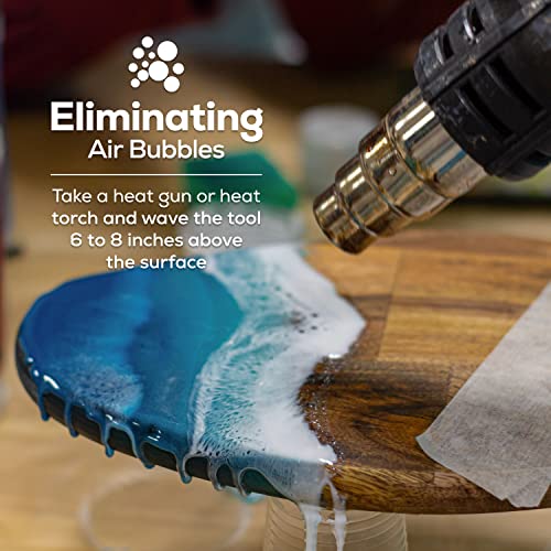 ProGlas 1000 Crystal Clear Table Top Epoxy Resin Coating for Wood, Tabletop, Countertop, Art and Crafts - 2 Gallon Kit ProGlas