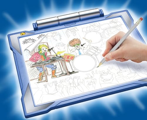 Crayola Light Up Tracing Pad - Blue, Tracing Light Box for Kids, Drawing Pad, Holiday Toys, Gifts for Boys and Girls, Ages 6+ Crayola