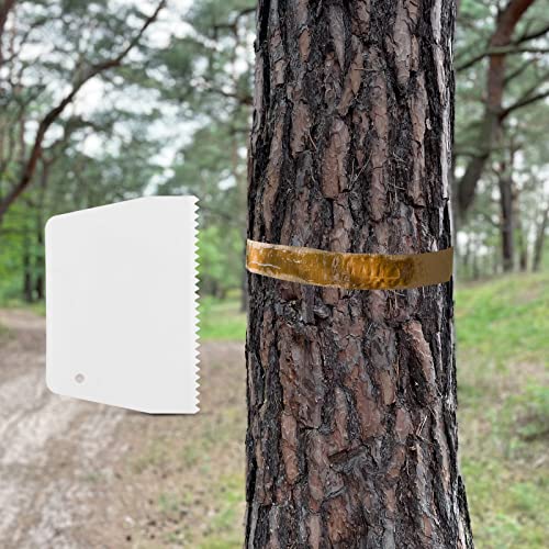 DLUGOPIS adhesive spreader notched Glue Spreader adhesive barrier spreader plastic trowel notched 3/16 Inch Inch Tooth, Hardwood Flooring Spreader DLUGOPIS