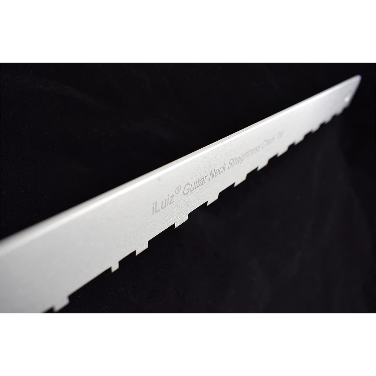 iLuiz Guitar Neck Notched Straight Edge Luthiers Tool for Gibson Fender and Most of Guitar Fretboard and Frets iLuiz
