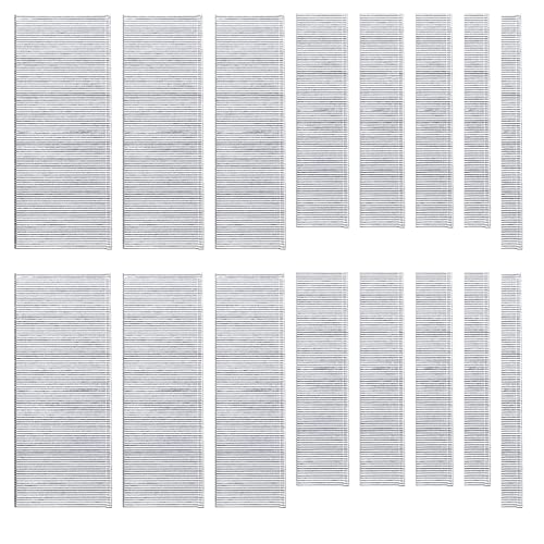 Glarks 5000Pcs 18 Gauge Galvanized 5/8 inch Brad Nails Straight Finishing Nails for Electric Pneumatic Brad Nailer Gun, Molding Cabinetry Building Glarks