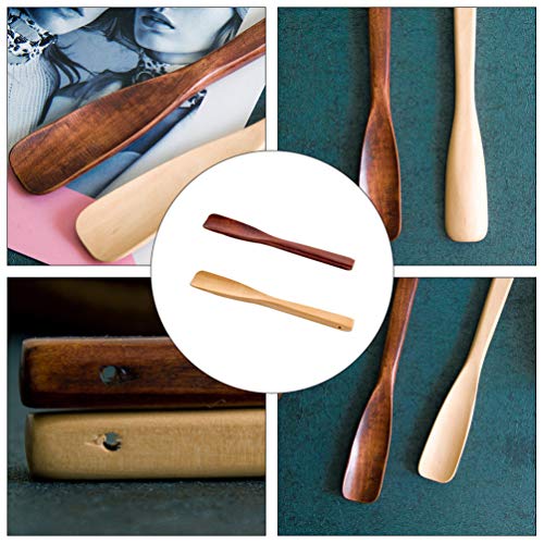 EXCEART Pocket Tool 2pcs Portable Solid Wood Shoehorn Tools for Boots Boot Inserts for Travel Shoe Horn Mini Funnel Stainless Steel Funnel Pro Tools EXCEART