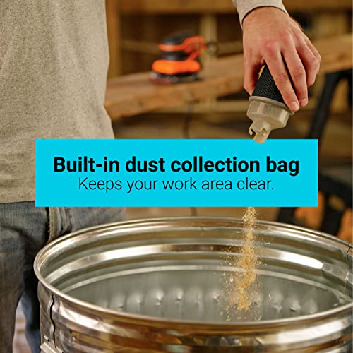 BLACK+DECKER 2.0 Amp Electric 1/4 Sheet Orbit Sander (BDEQS300) BLACK+DECKER